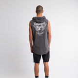 Flying High Hooded Muscle Charcoal