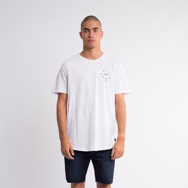 Silent Theory Men's Times Up Tee White