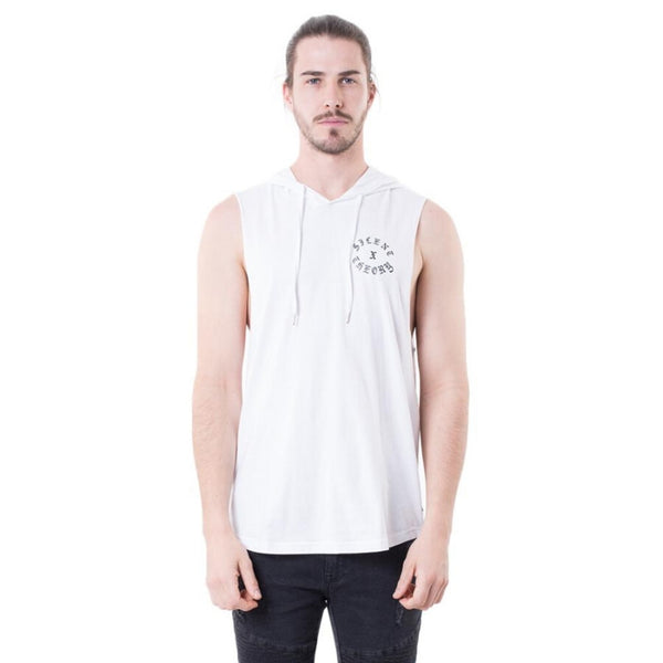 Compton Hooded Muscle White