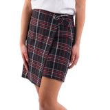 Rated Plaid Skirt Navy