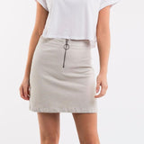 Corded Skirt Oxford Tan
