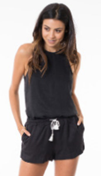 Home Time Jumpsuit Black