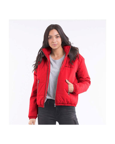 Rosa Puffer Jacket Red