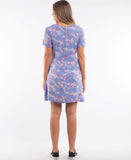 Jane Fit & Flare Dress Lilac Cherry Blossom
