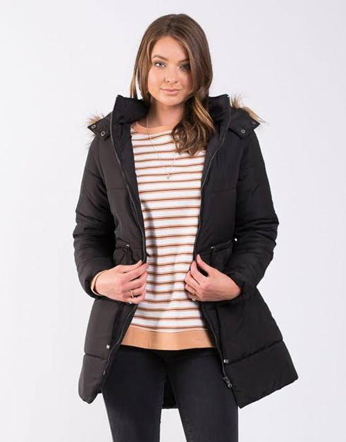 Hitch Hike Puffer Jacket Black – Brand Collective