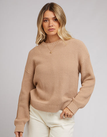 All About Eve Everyday Knit Sweater Oatmeal