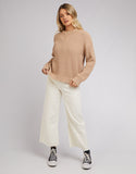 All About Eve Everyday Knit Sweater Oatmeal