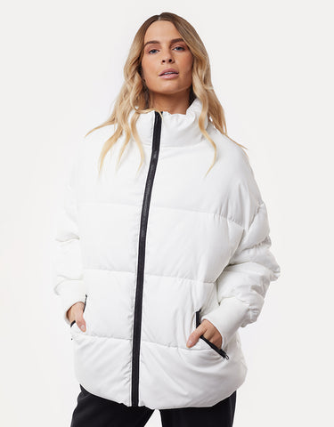 All About Eve Blake Luxe Puffer Wht White