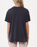 All About Eve Serpent Tee Wblk Washed Black