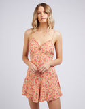 All About Eve Ruby Floral Playsuit Print