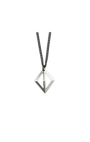 Time Capsule Necklace - Metal Chain (P1022-N-SIL)