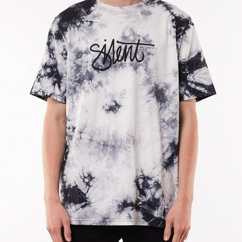 Silent Theory Men's Bleached Tee Navy