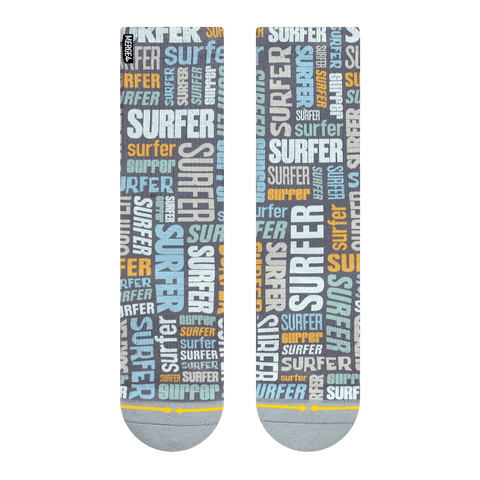 surfer surfer surfer, different fonts, different lettering, surfer magazine, publication, blue, green, white, orange,