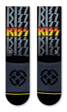 graphic repeats, KISS logo, sock arch, grey arch, black MERGE4 Logo.