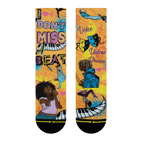 Dont miss a beat, paint brush, singer, piano keys, piano, vision dream, orange, musical notes, dance, paintbrush