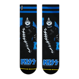 the spaceman, KISS, blue, stripes, black hair, box set.