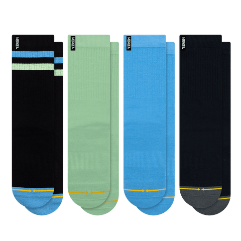 bulk items, good deal, blue, green, black, black with blue and whit stripe.