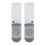 recycled material, classic white socks, crew socks