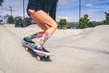 Steve cab socks, unisex skate socks, skate park, downhill, 