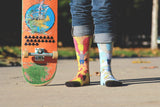 skate board, durable, padded, skate socks, weeman, Jackass, crew, calf
