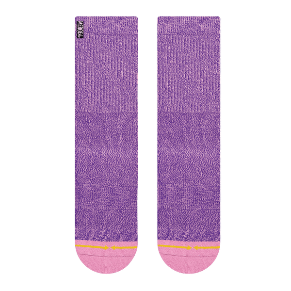 heather, violet, essentials collection, purple sock, knitted style,