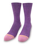 knitted purple sock, crew sock, cool socks for men, unisex socks, cool socks for women