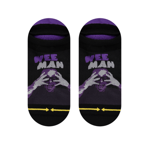 Weeman, wee man, ankle socks, purple, inverted, skater, skate socks, skateboarding socks, padded, durable,