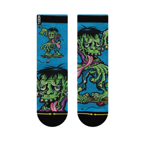 Frankenstake, youth sock, socks for kids, children's socks, youth crew socks,